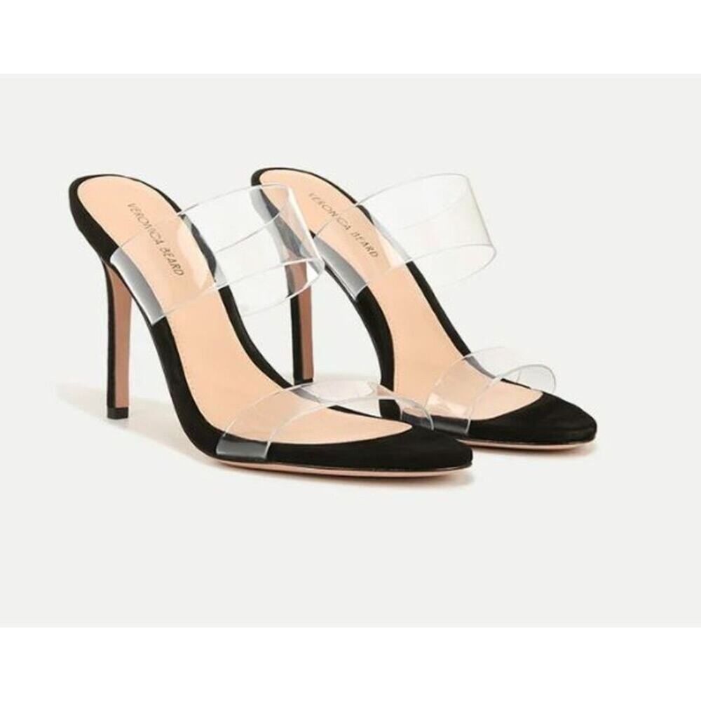Veronica Beard Women's Asha Suede Mule Sandals Pumps 7.5 NIB 398 IRRG